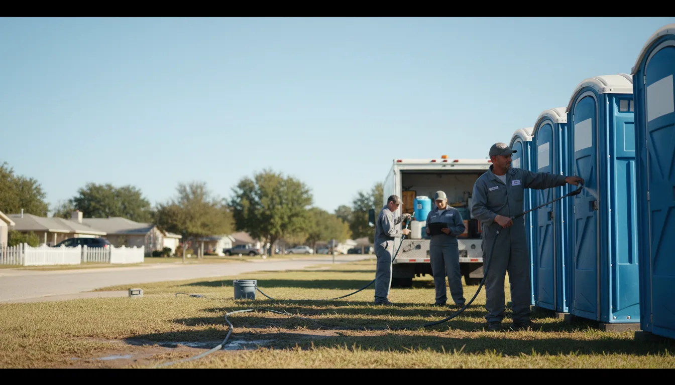 Long-Term Portable Toilet Rental in Cunningham, TX near me